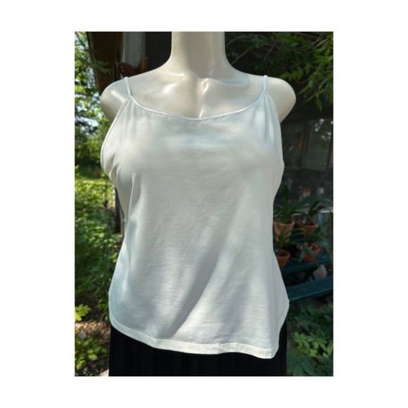 Jessica Plus Ivory Camisole Tank Top Adjustable Spaghetti Straps Sz 2X - Picture 1 of 6